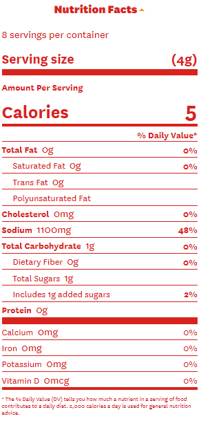 Nutrition Facts