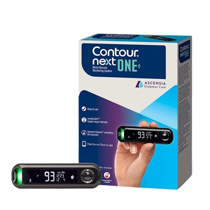 CONTOUR NEXT ONE Blood Glucose Meter with packaging