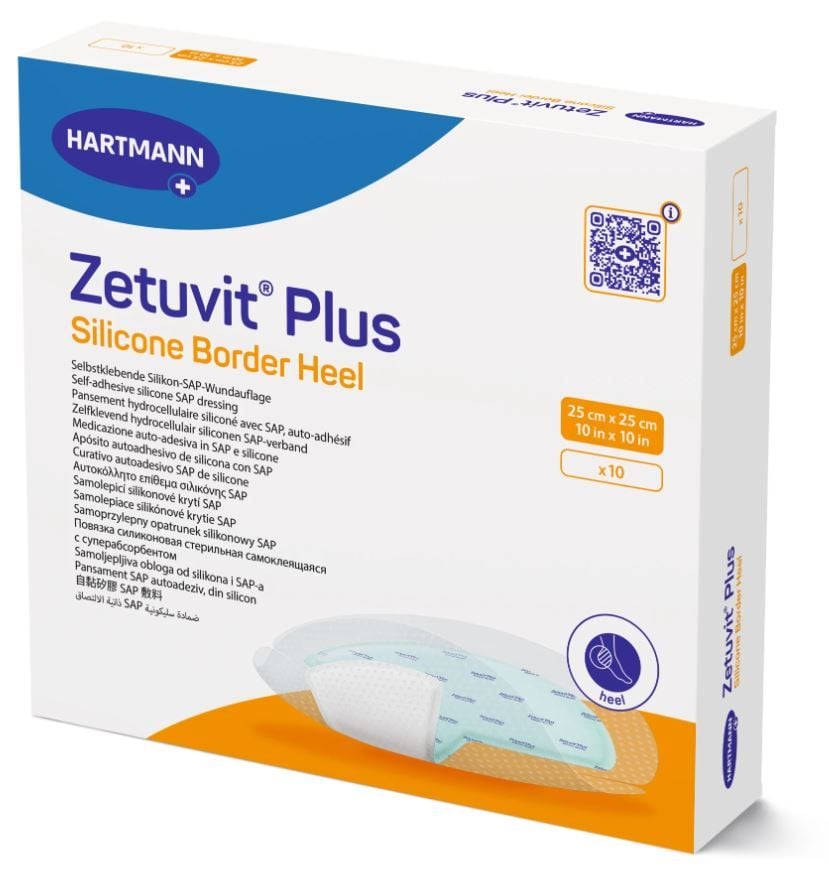 Zetuvit Plus Silicone Borderd Heel Dressing