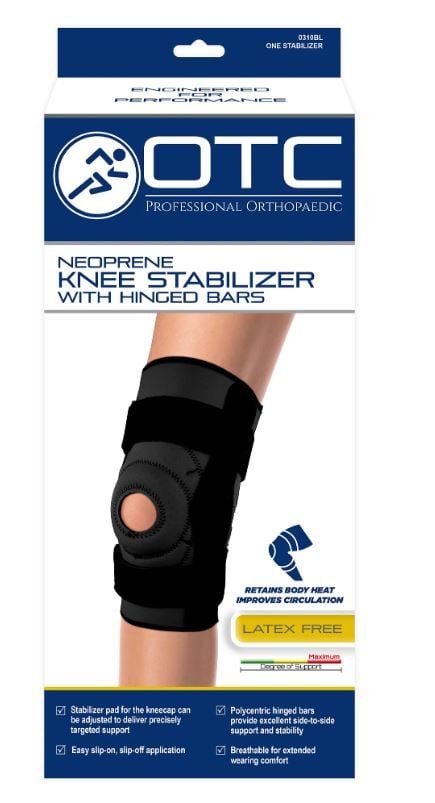 Knee Stabilizer With Hinged Bars