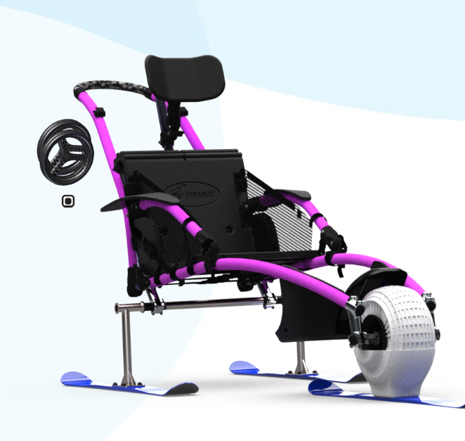 Image 2 of Vipamat Hippocampe Beach & All-Terrain Wheelchair