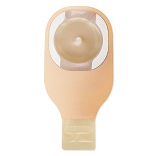 Image 1 of Hollister Premier One-Piece Drainable Ostomy Pouch with Flat CeraPlus Lock-n-Roll Barrier with Tape - Ultra Clear