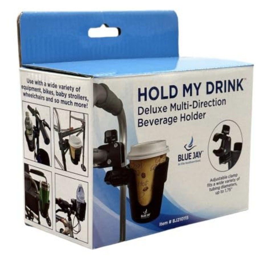 Hold My Drink Deluxe Multi-Direction Beverage Cup Holder - Box