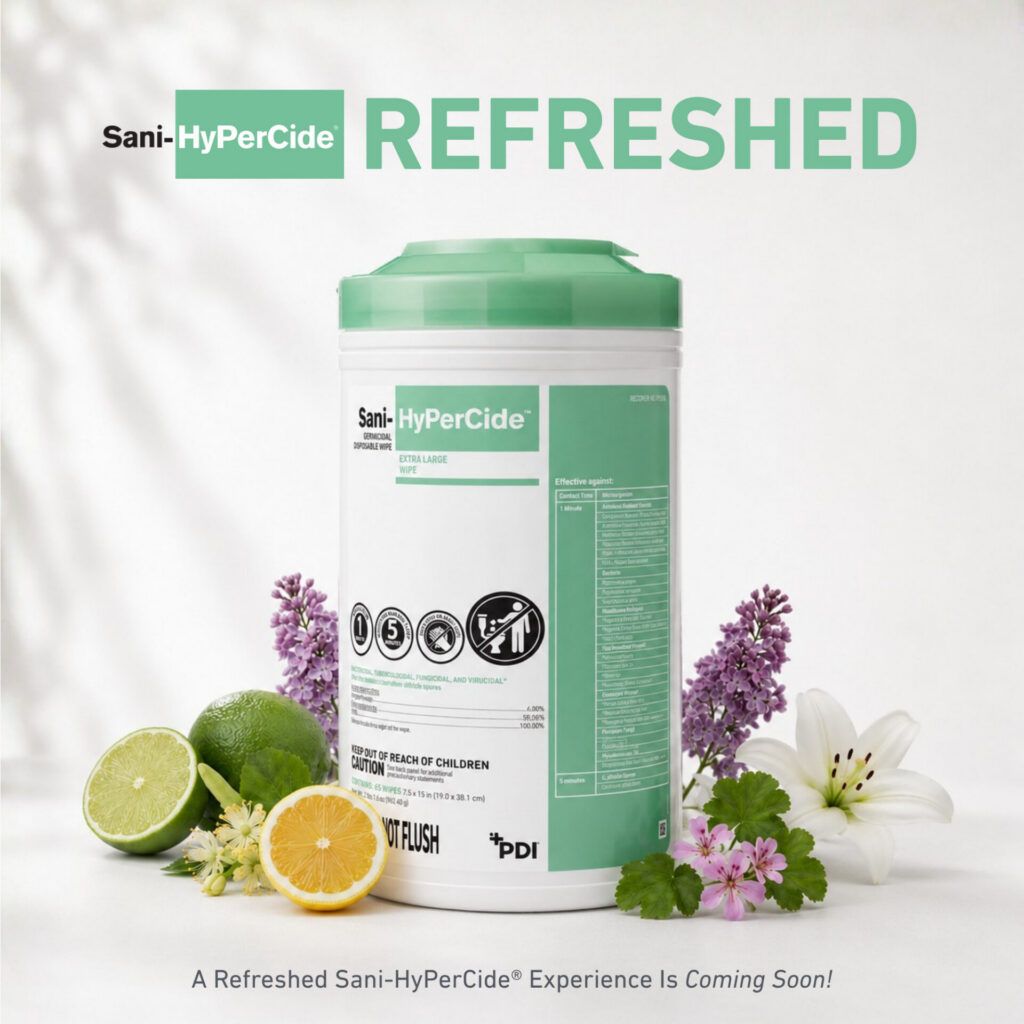 Sani-HyPerCide Germicidal Wipe (Disposable) - Canisters | Vitality