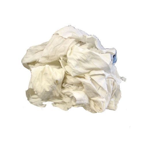 Image 1 of Hospeco Reclaimed White T-shirt Rags