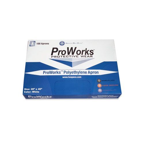 Image 1 of ProWorks Disposable Aprons - Polyethylene