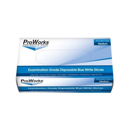 Image 1 of ProWorks Nitrile Powder Free Disposable Gloves