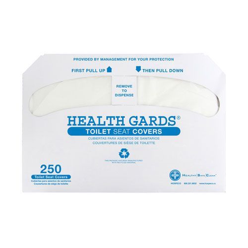 Image 1 of Health Gards Toilet Seat Covers, Half Fold