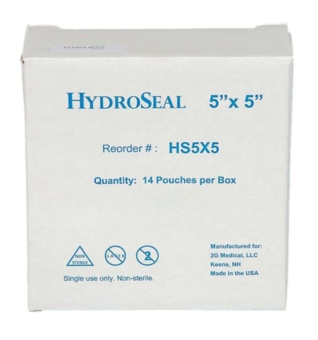 HydroSeal 5x5 Packaging