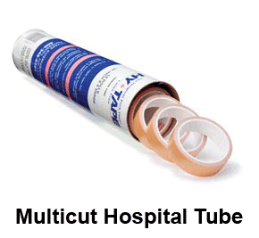 Hy Tape Pink Zinc Oxide Tape Multicut Hospital Tube