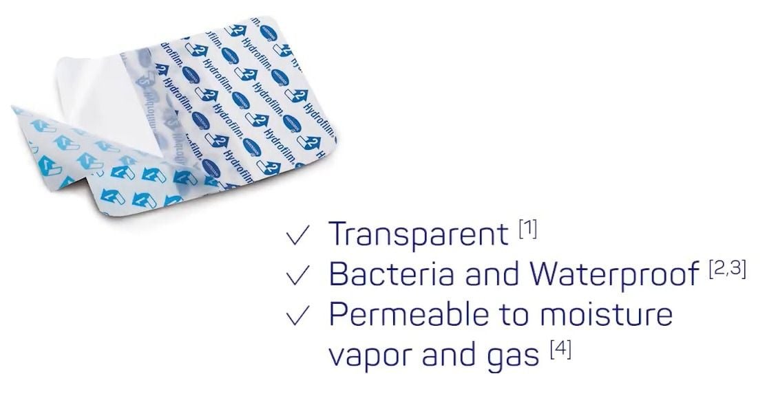 Transparent |Bacteria and waterproof | Permeable to moisture, vapor, and gas