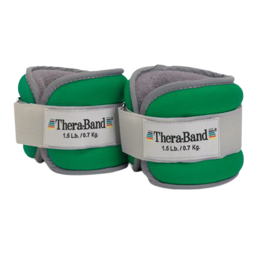 Image 3 of Hygenic TheraBand Comfort Fit Ankle and Wrist Weights Set - Red, Green, Blue