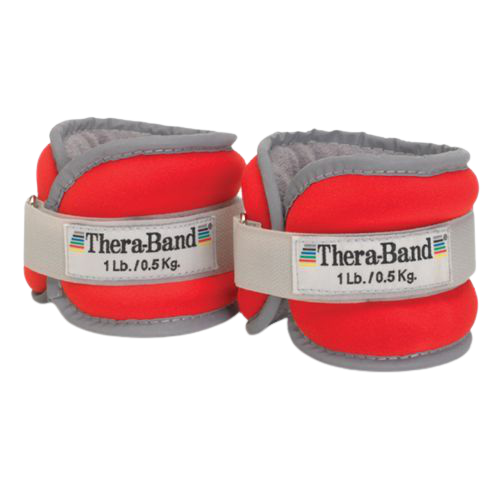Image 2 of Hygenic TheraBand Comfort Fit Ankle and Wrist Weights Set - Red, Green, Blue