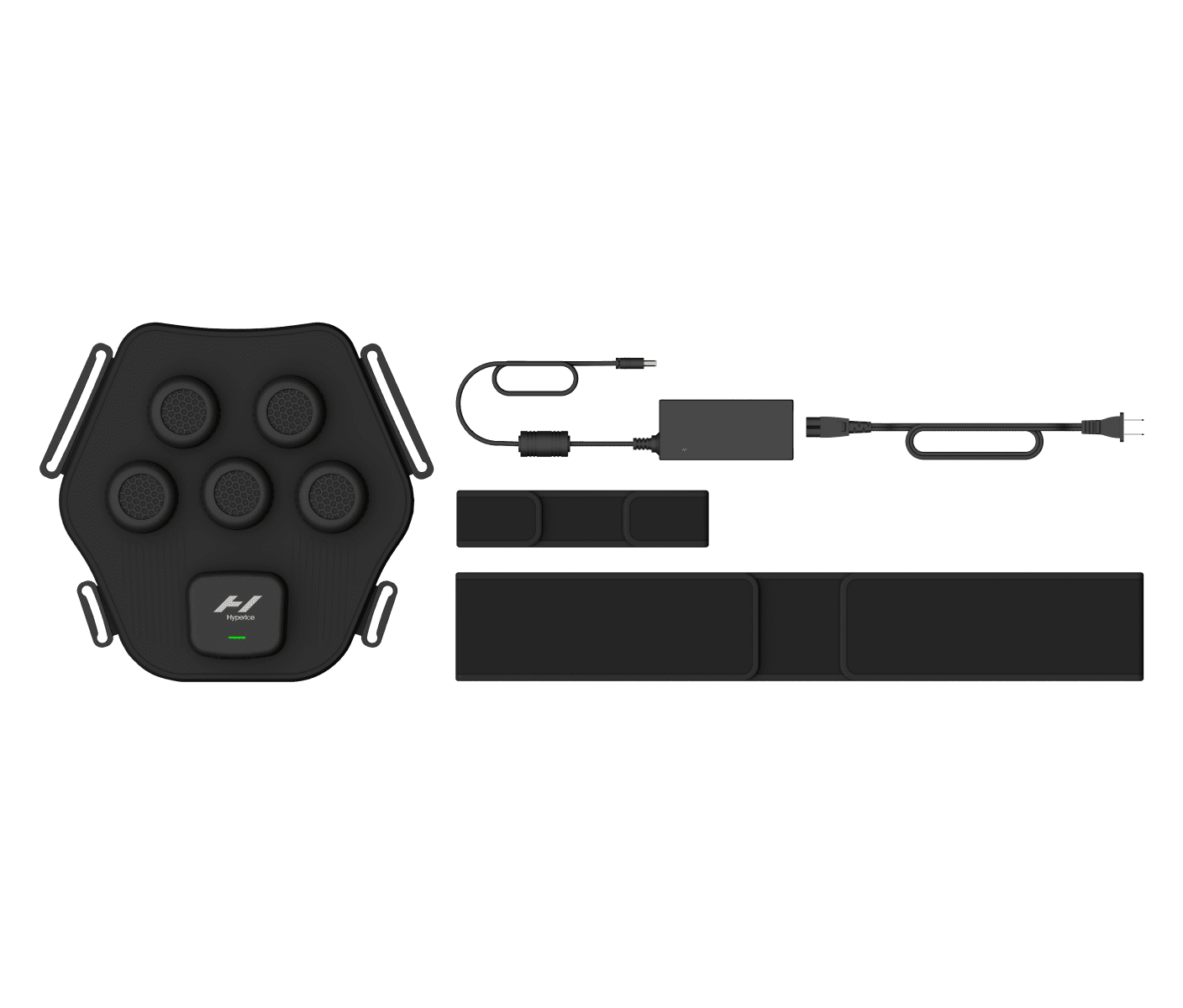 Adjustable Straps and Charging Cables