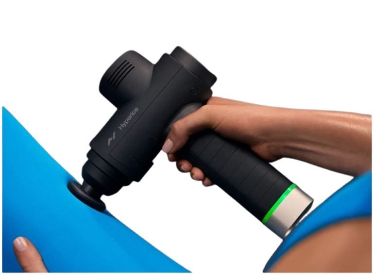 Woman Using Hypervolt 2 on Thigh