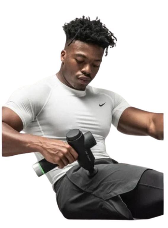 Man Using Hypervolt 2 Pro on Thigh