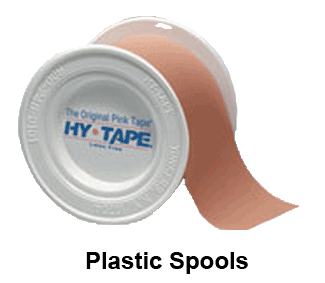 Hy Tape Pink Zinc Oxide Tape Plastic Spools