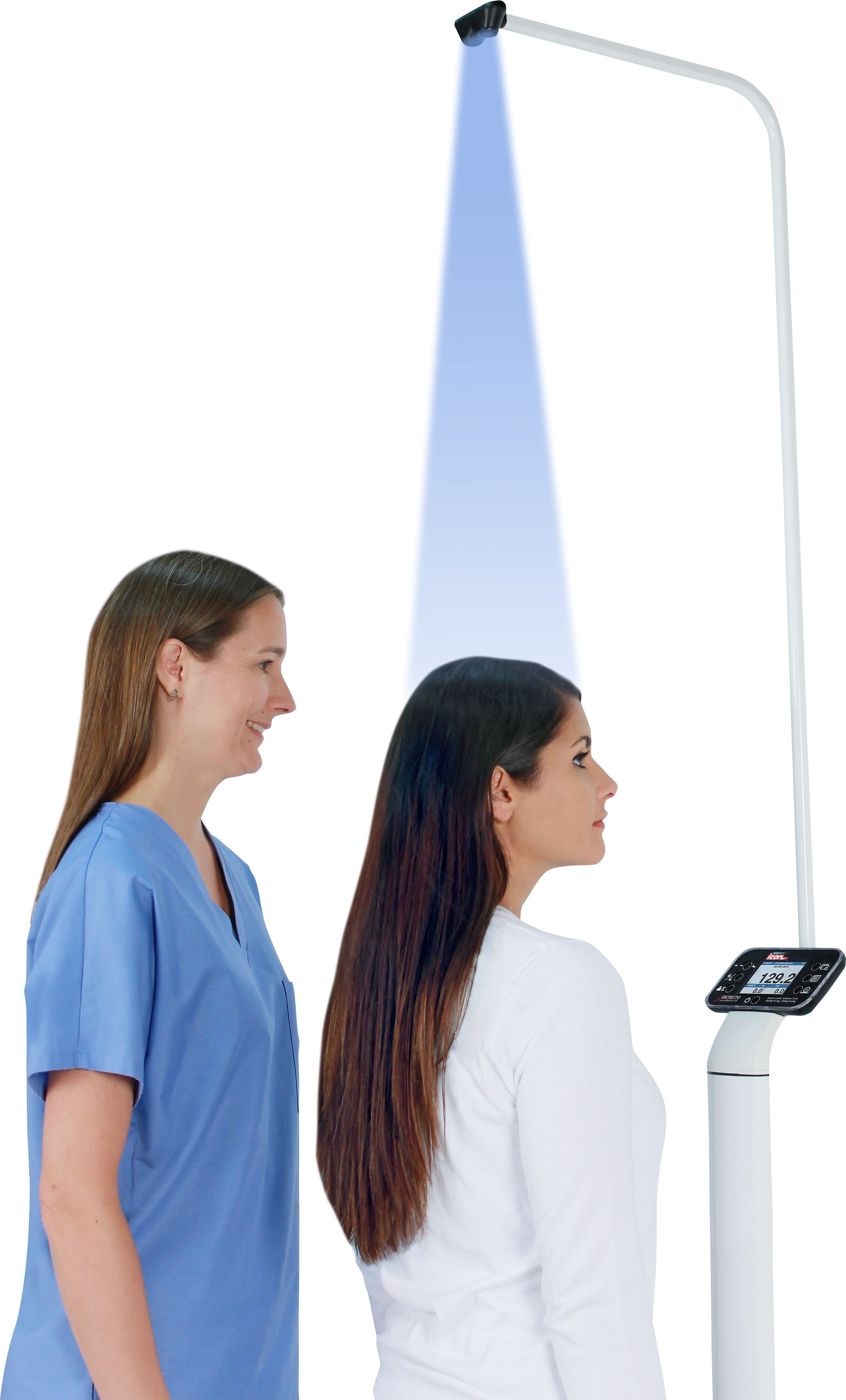 Image 3 of Detecto icon Digital Clinical Scale with Sonar Height Rod