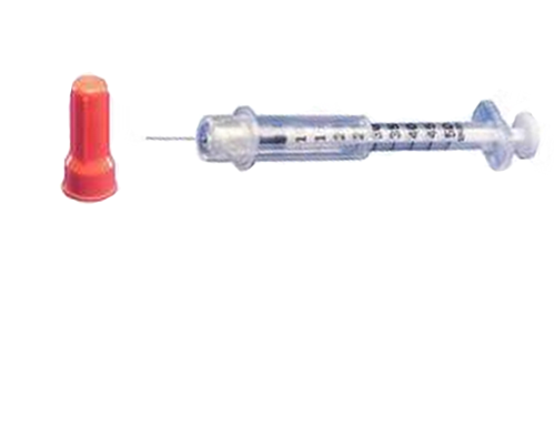 Insulin Safety Syringe with cap