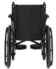 Rear view of wheelchair