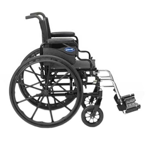 Profile viewpoint of wheelchair