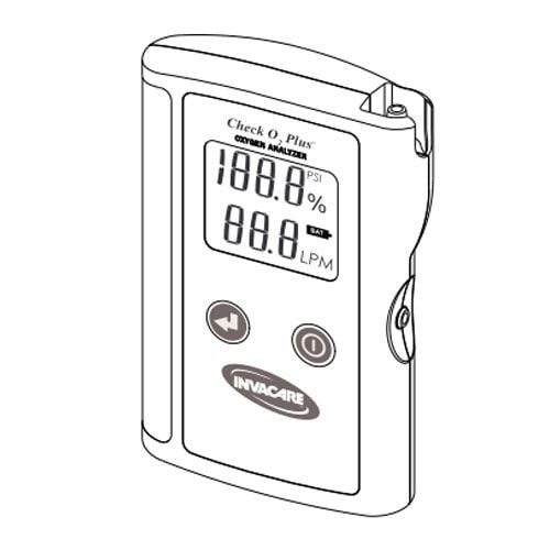 Drawing for the Front Right of the Oxygen Analyzer