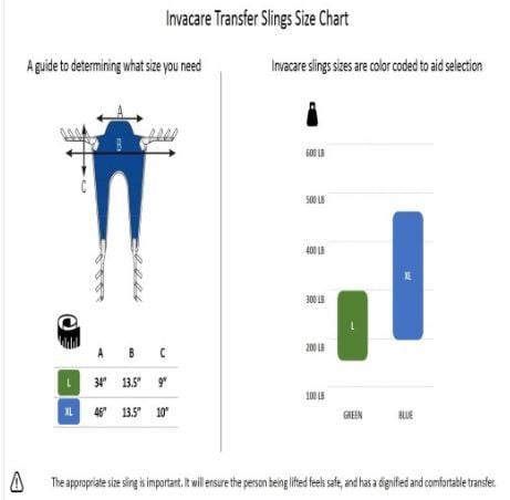 Sling Size Chart
