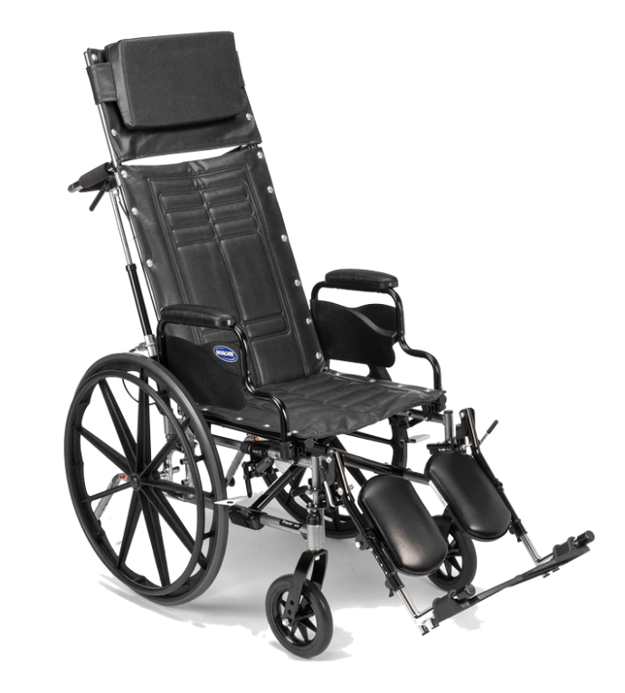 Invacare Tracer SX5 Recliner Wheelchair | TRSX5RC6P, TRSX5RC8P