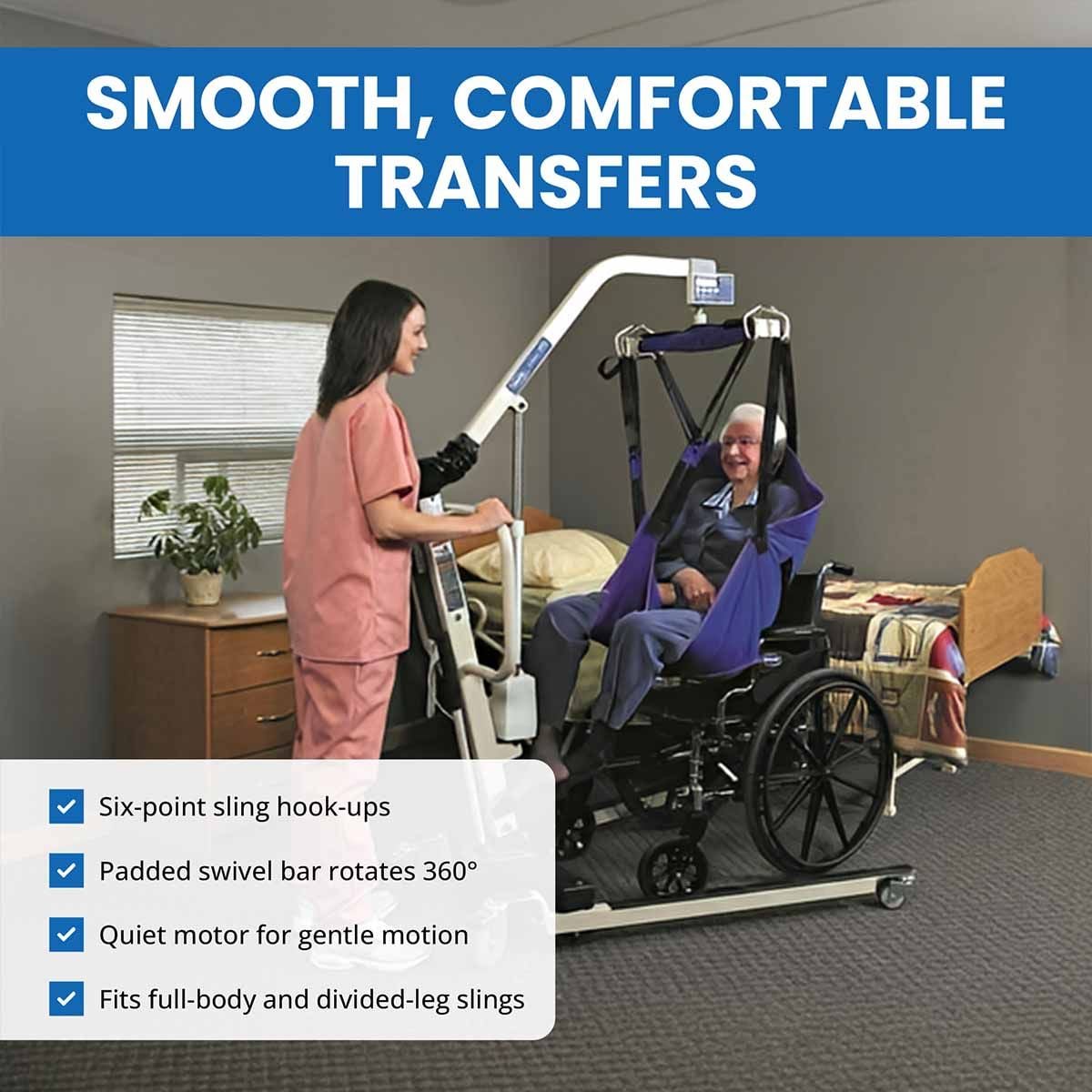 Image 6 of Invacare Reliant 450 Battery-Powered Lift with Low Base