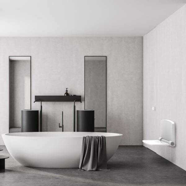 Invisia ABS Folding Shower Bathroom - Tub