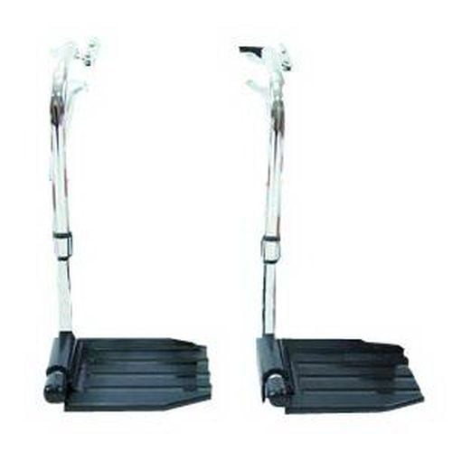 Image 1 of Economy Hemi Footrest without Heel Loop Composite Footplate