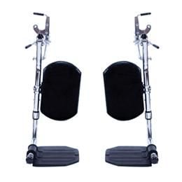 Invacare Wheelchair SwingAway Elevating Legrest with COMPOSITE Footplates