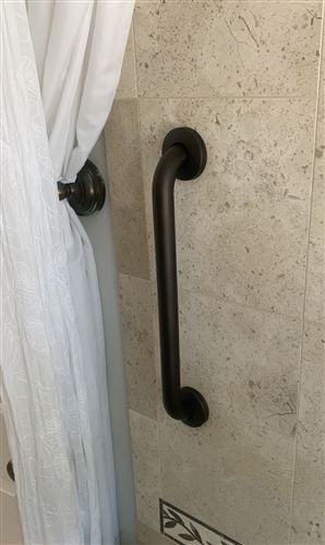 No Drilling Required Grab Bars - 1-1/4"