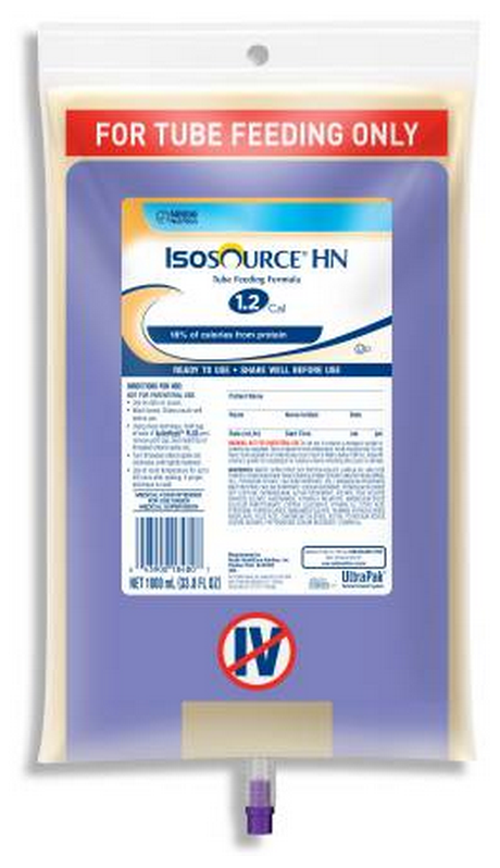 Isosource HN 1000 mL SpikeRight® PLUS UltraPak® Bag