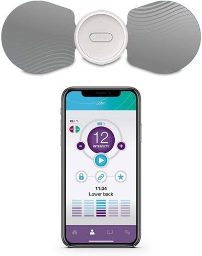 iTENS Pain Relief System Full Kit Large White ITENSWHL with Phone