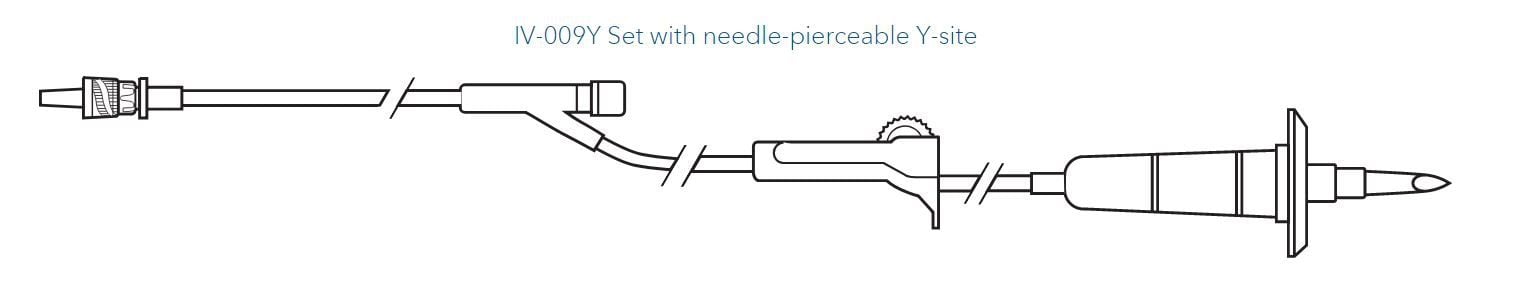 Set with Needle-Pierceable Y-Site