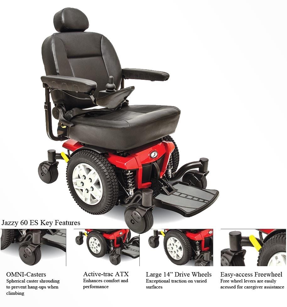 Image 1 of Jazzy 600 ES Power Wheelchair