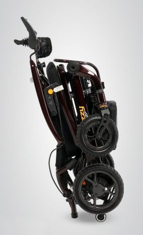 Folded wheelchair