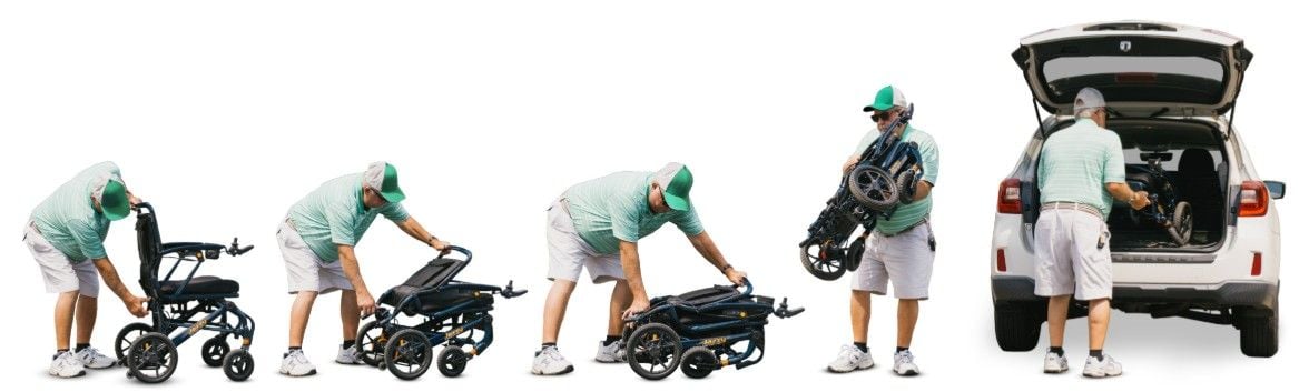 Lightweight, foldable design for easy transport