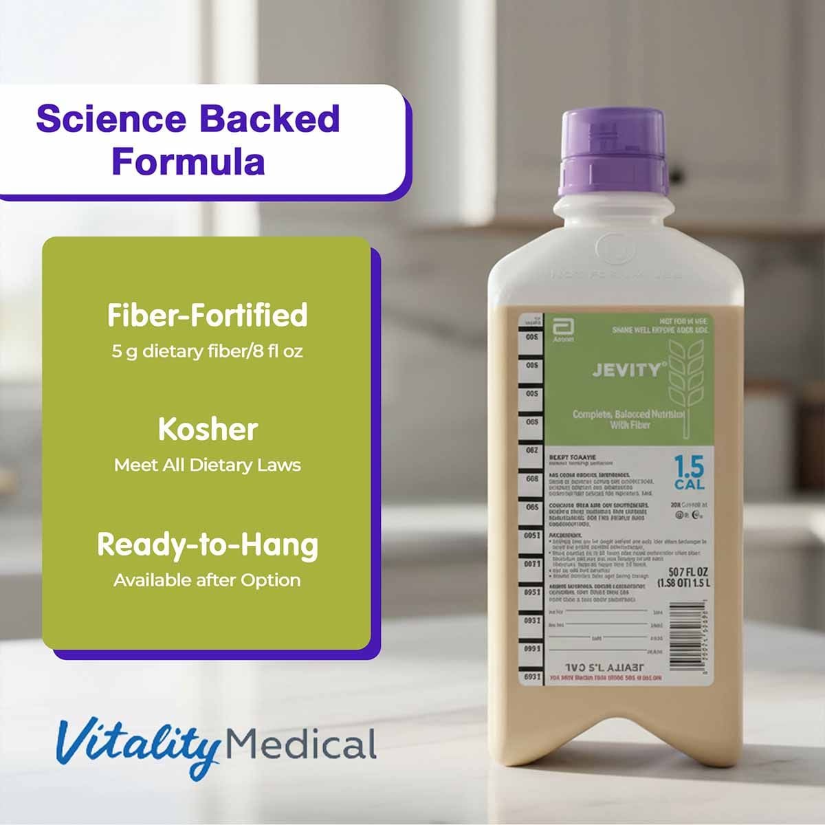 Image 5 of Jevity 1.5 CAL High-Protein Nutrition with Fiber