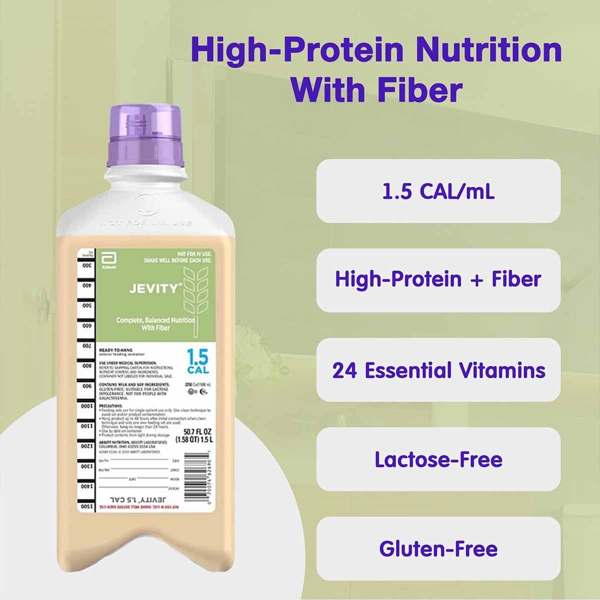 Image 8 of Jevity 1.5 CAL High-Protein Nutrition with Fiber