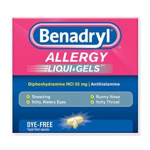 Benadryl Allergy Dye Free Liqui Gels