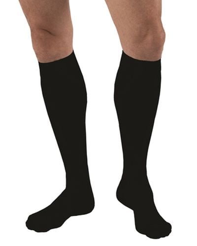 Image 1 of Jobst Opaque 15-20 mmHg Closed Toe Knee High Compression Socks