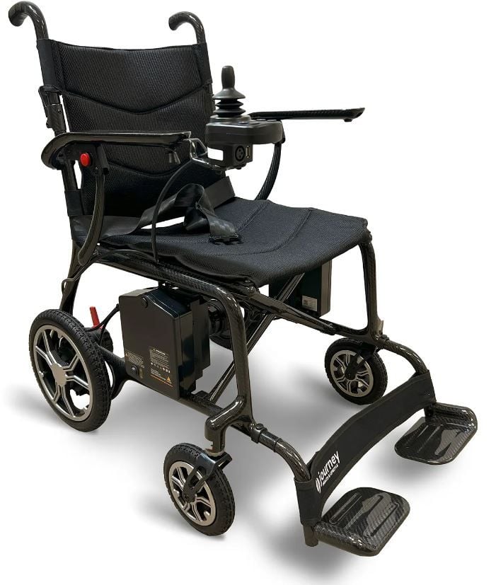 Journey Air Elite Lightweight Folding Power Chairs, Black Chair