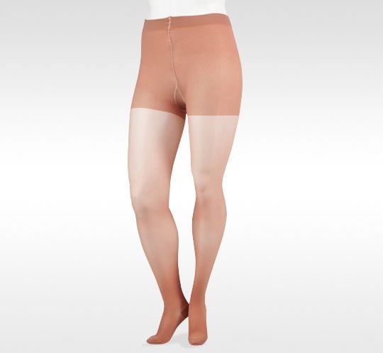 Juzo Naturally Sheer 20-30 mmHg Compression Pantyhose Closed Toe