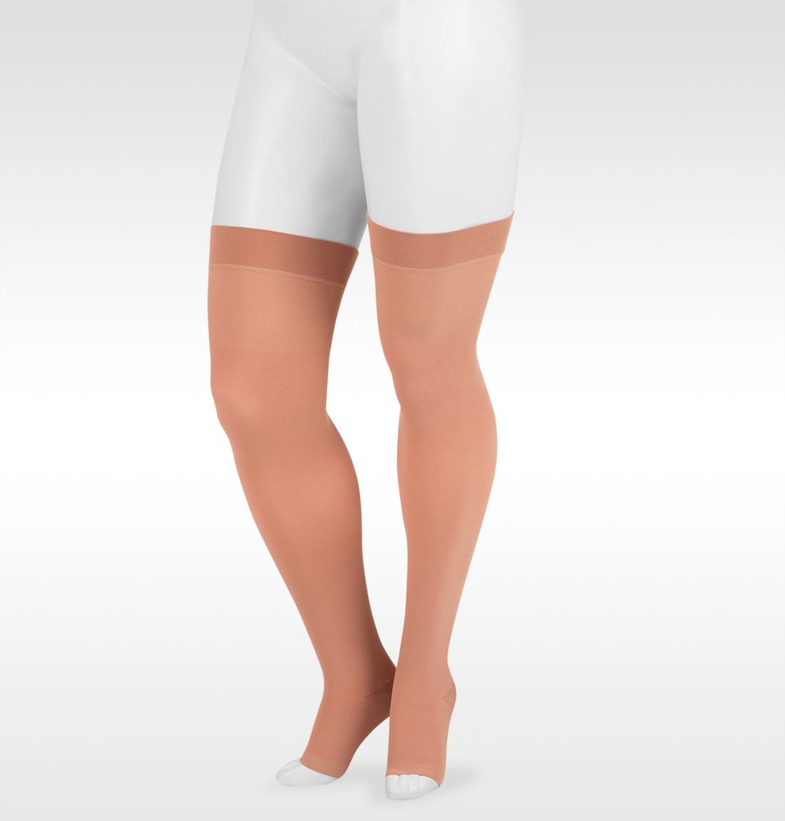 Juzo 3513AG Dynamic 40-50 mmHg Closed Toe Garter Thigh High Compression Stockings