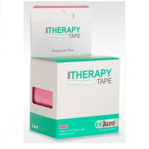 A single roll of pink Tape in its packaging.