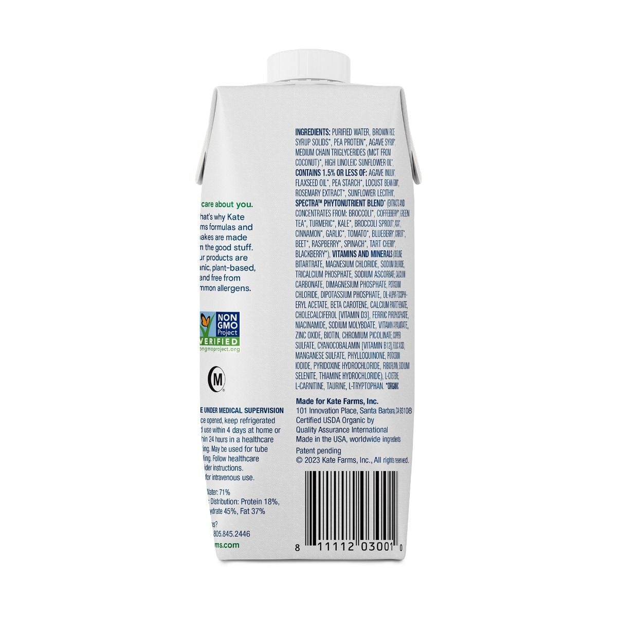 Plain label - ingredients