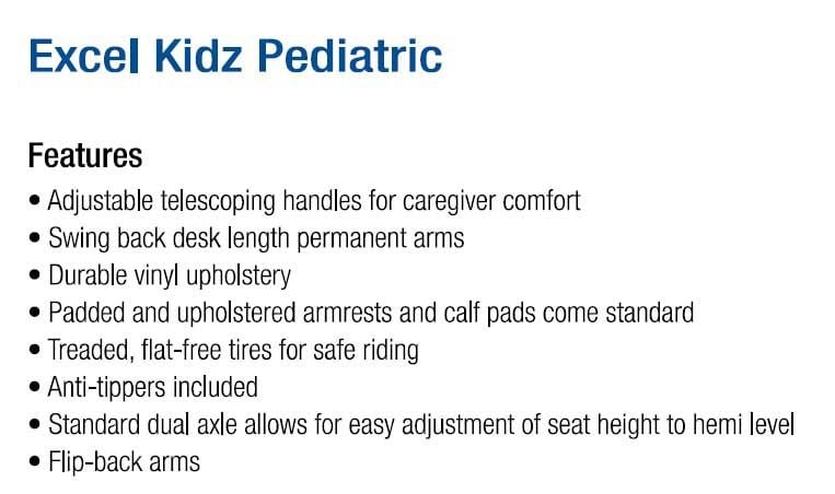 Pediatric Wheelchair Features