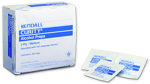 CURITY Alcohol Preps Pad Wipes